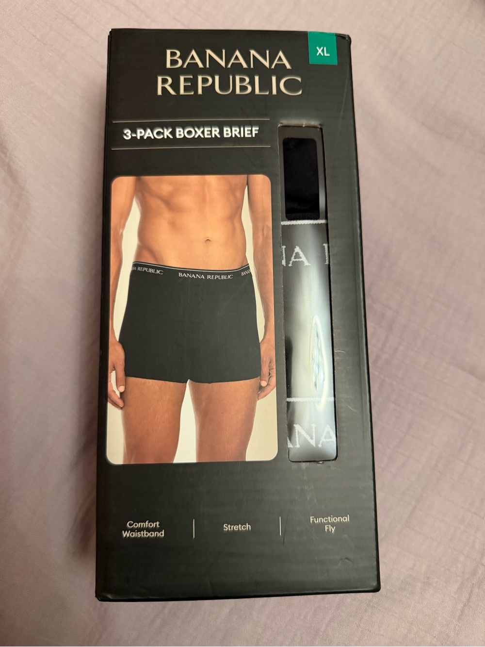 Banana Republic Men's Black 3-Pack Boxer Briefs